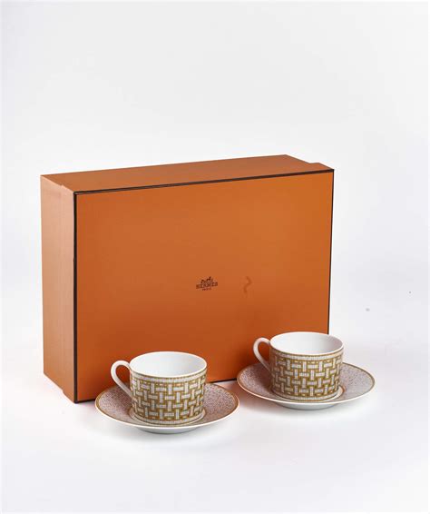 hermes plastic cups|Hermes porcelain tea cups.